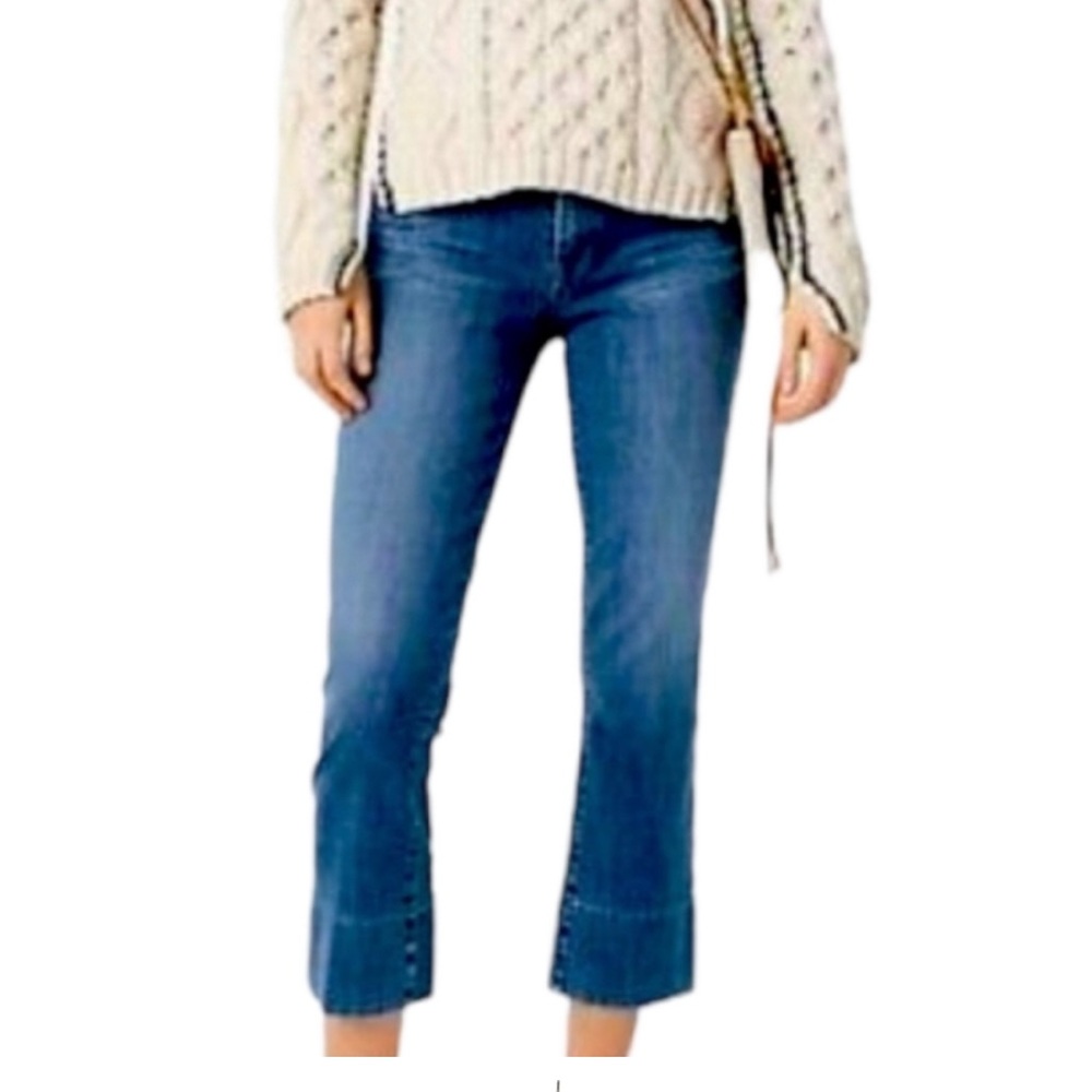Tory Burch Cats Meow Cropped Jean